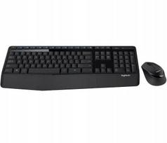 Belaidė klaviatūra ir pelė Logitech Wireless Combo MK345, juoda