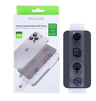 Rixus privatumo stiklas su Fit Box Apple iPhone 14 Pro
