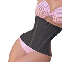 Fajase Reductoras Colombianas Waist Trainer Shaper for Women Tummy Control Waist Cincher Corset with Zipper and Hooks Xs juoda