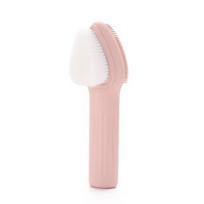 Soft Silicone Waterproof Facial Cleansing Brush for Face Head Deep Cleansing Pore Cleaner Exfoliation Handheld Gentle Face no rožinė