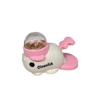 Clowfish NCI-PET Luxury Cartoon Plastic Automatic Freeze-dried Launch Dog Food Dispenser Toy Pet Treat Feeder Interactive Snacks (Pink,21.5*11.2*10cm) rožinė