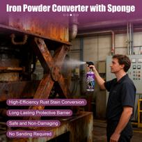 Car Rust Remover 100ml Rust Remover Spray Brake Iron Powder Converter for Car Automotive Wheel Chassis Marine Industrial 100ml