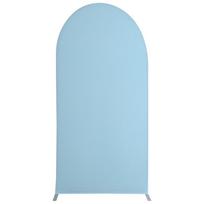 Vienos spalvos arkos fonas stovas užvalkalas Elastingas arkos formos fonas užvalkalas Gimtadienio šventė 50x120cm violetinė