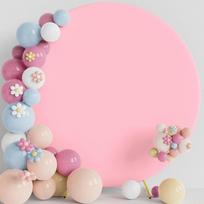 Solid Color Arch Backdrop Stand Cover Foldable Background Screen Cloth  Photo Studio 120cm rožinė