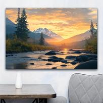 Rock Mountain Nature Wilderness Photography Backdrop, Rustic Earthy Scenic Landscape  Living Room, Bedroom Decor Party Supplies 47.2x31.5inch/120*80cm