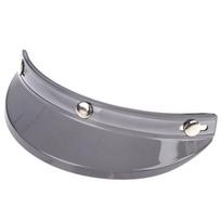 Motorcycle Face Shield Visor Retro Waterproof Fog Resistant Universal Helmet Brim Accessory for Long Distance Riding dark brown