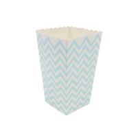 Foldable for Theater,Party,Home Party Supplies Popcorn Tubs Popcorn Paper Containers Popcorn Boxes blue-wave