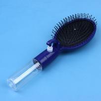 Multifunctional 2 In 1 Spray Hair Brush Smoothing Detangling Comb Portable for Travel Home Hair Styling Use tamsiai mėlyna spalva