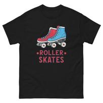 Roller Skates Transportation Vehicle Illustration T-Shirt S