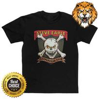 Retro Copperhead rOAD sTEVE EARLE Unisex Black T-Shirt E2639 L