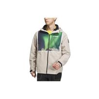 Adidas National Geographic Co branded Section Jackets Men's Lead White Hooded Thickened Other IL8961 M