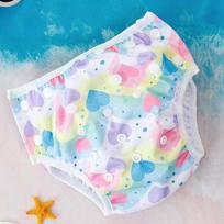 Snap on Closure Baby Swimming Diaper Adjustable Waterproof Diaper Pants  For Infant Toddler 7