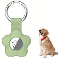 Case Cute Silicone Protective Air Tag Holder with Anti-Lost Keychain
