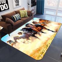 3D gyvas arklių kilimas grindų neslystantis kilimas kilimėlis kambariui stačiakampis virtuvės svetainės grindų kilimas arklių banda kilimas gyvūnų geriausias kilimas 40x120cm gray