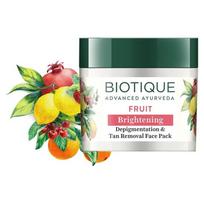 Biotique Bio Vaisiai Balinantis ir Depigmentuojantis Veido Kaukė 75G