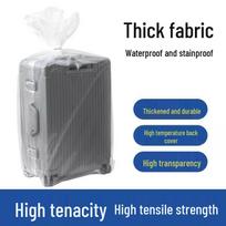 Skaidrus itin storas 20-28 colių lagamino apsauginis užvalkalas - visiškai dengiantis ir nuimamas Mini Small, Regular Thick, 2 pack, with ties