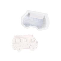 Bus Shape Flower Pots Molds Silicone Molds Plasters Molds Epoxy Resin Molds Castings Molds Succulents Plant Molds 1