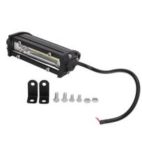 Car Driving Lights 18W Single Row LED Light Bar 6000K Off Road Lights Universal for Truck ATV SUV