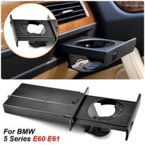 Skirta BMW 5 serijos E60 E61 M5 525i 528i 530i 535i 550i 2004-2010 m. Automobilio priekinės centrinės konsolės puodelio laikiklis 51459125622 Left Bend