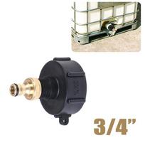 Replacement IBC Tank Connector Valve 3/4 Threaded Connector 60mm Coarse Thread Plastic+Brass S60X6 Threaded Cap Tank Fitting China Mainland