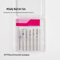 Nail Art Grinding & Polishing Set: Cuticle Prep, Gel Removal, Engraving, Cleaning Tools