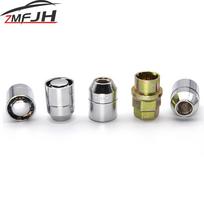 Skirta Toyota Skirta Honda Skirta Acura JAV M12x1.5 Automobilio Apsaugos Nuo Vagystės Plieninio Rato Užrakto Varžtai Padangos Chromuoti Užrakinami Varžtai 4+1 Rinkinys M12x1.5