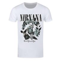 Nirvana TShirt Heart Shaped Box Band Official White New Unisex T-Shirt L