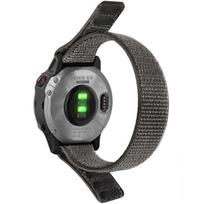 Enduro 2 For Garmin Fenix 7 7X 6X 6Pro 5X Plus/945/955/965/Epix Gen 2/Enduro Bracelet Watch Band Hook Loop Nylon Strap Wristband 22mm Width pilka spalva