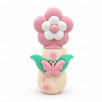 5ml Perfume Atomizer Flower Shape Spray Bottle Mini Perfume Bottle  Gift rožinė