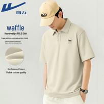 Warrior Men's Waffle Polo T-shirt M abrikosas