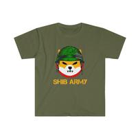 Shiba Inu Army Shib Coin Cryptocurrency Doge Hodl Trading Moon T-Shirt S