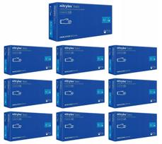 Rękawice Nitrylowe 100 Szt. Nitrylex Basic Dark Blue 8-M - 10 Kpl.