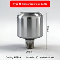 1PC Removable Sprayer Pressure Cylinder Full Copper High Pressure Electric Sprayer Air Tank Corrosion-Resistant Booster Pressure