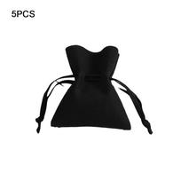 Drawstring Closure Jewelry Packaging Bag Compact Storage Fungus Style Microfiber Pouch Microfiber Material Drawstring Gift Bag juoda