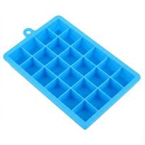 2pcs Easy Release Silicone Ice Tray Removable Lid Ice Cube Tray with Lid  Bartender mėlyna