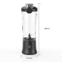 Portable Blender Electric Juicer 600ML Fruit Mixers 4000mAh USB Rechargeable Smoothie Mini Blender Multifunction Juice Maker 7.4