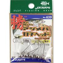 Yarie No.639 Ajimebagachi Head 1.8g / #4 Hook Black 1.8g/#4 juoda