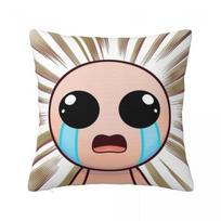 Game The Binding Of Isaac Pillowcase Printed Polyester Cushion Cover Gift Throw Pillow Case Cover Living Room Zipper 45*45Cm Peach skin 18*18(CM)-1Pcs