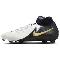 Nike Phantom Luna 2 Pro FG Balti Juodi Metaliniai Auksiniai Monetos Vyriški Sportbačiai FJ2575-100 40.5
