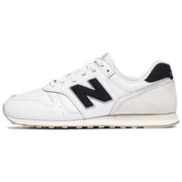 New Balance NB 373 Retro su raišteliais Mozaikinio rašto Oda Sintetinė žemaaulė Laisvalaikio Bėgimo avalynė Unisex sportbačiai Baltas Juodas ML373PA2 39.5 white
