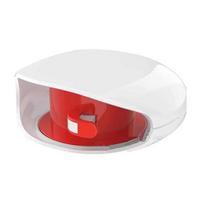 Automatinis laido vyniotuvas, nešiojamas, kelioninis, ištraukiamas, ausinių, USB duomenų ir įkrovimo kabelių organizatorius, automatiškai vyniojantis, laido valdymo ritė, laikiklis balta