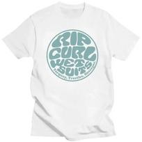 Vyriški marškinėliai Rip Curl Spausdinti Trumpomis Rankovėmis Vintažiniai Aukštos Kokybės Marškinėliai Streetwear 100% Medvilnė Laisvi Viršutiniai Drabužiai Kvėpuojantys Marškinėliai S