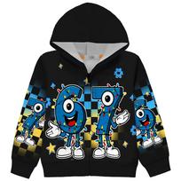 36372 Kids Boys Girls Steal a Brainrot 67 Printed Casual Long Sleeves Zipper Hooded Jacket 150cm juoda