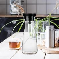 Beverage Pitcher Cold and Water Carafe Juice Milk Glass Bottle 1200ml