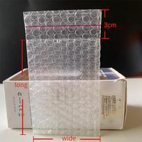 Double Sided Transparent Self-adhesive Sealed Pocket Mobile Phone Film Eyeliner Perfume Packaging Bubble Bag Waterproof Metal Jewelry Packa Pouch 4x4+3cm  200pcs