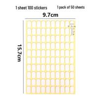 Nail Art Transparent Double-Sided Adhesive Tape for Displaying Wearable Nail Tips at Salons