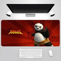 Kung Fu Panda Mouse Pad Gamer Pc Gaming Accessories Rubber Mat XXL Deskmat Mats Keyboard Cabinet Mause Laptops 600x300x3mm