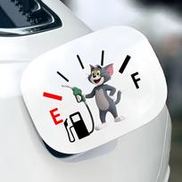 TEMU New Tom & Jerry Oil Cap Box Sticker for Car Decoration
