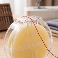 Waxed Thread for Sewing Beeswax Thread Repair Zipper Thread Cotton Thread Water Soluble Thread with Transparent Storage Box for Durable Use One Size balta