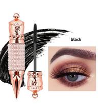 Queen's Scepter Juodas Vandeniui Atsparus Tušas Ilgina Blakstienas Priauginimas Tirštas Šilko Pluošto Tušas Moteriškas Makiažas Akių Kosmetika 1PCS black